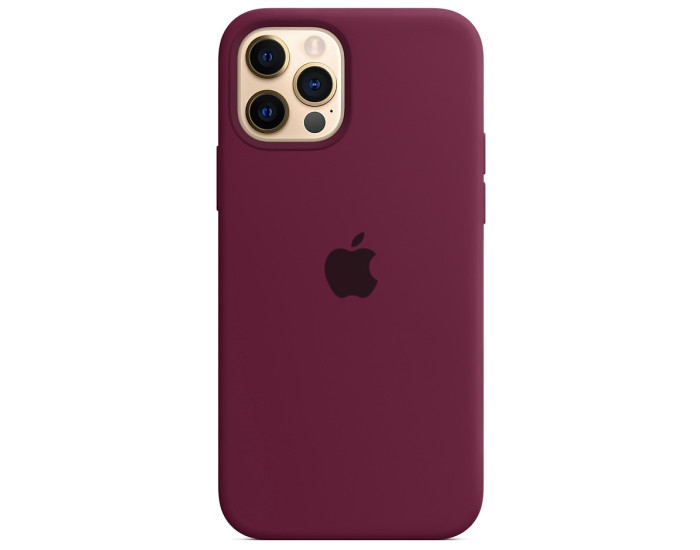 Чехол-силикон оригинал Full Soft Matte iPhone 12 Pro Max, Marsala