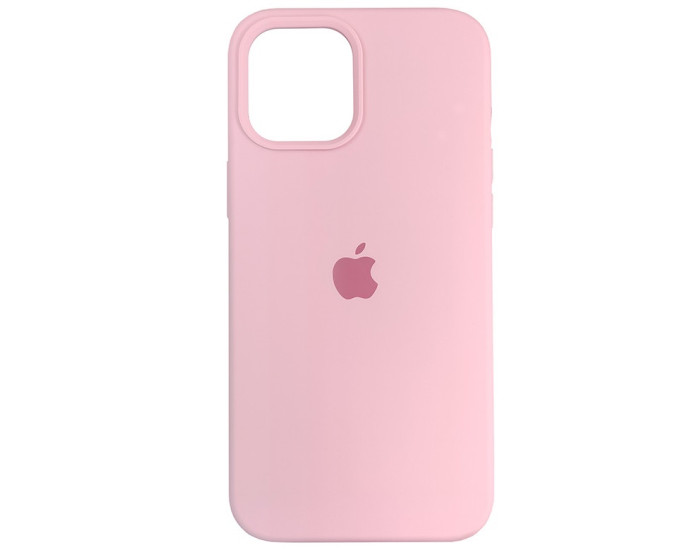 Чехол-силикон оригинал Full Soft Matte iPhone 12 Pro Max, Light pink