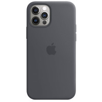Чохол-силікон оригінал Full Soft Matte iPhone 12 Pro Max Dark Grey