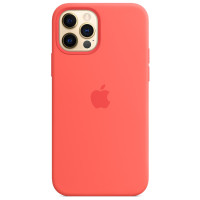 Чехол-силикон оригинал Full Soft Matte iPhone 12 Pro Max, Coral