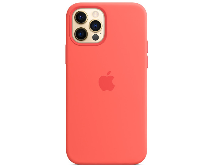 Чехол-силикон оригинал Full Soft Matte iPhone 12 Pro Max, Coral
