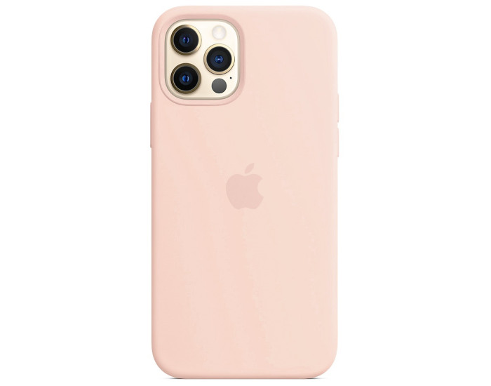 Чехол-силикон оригинал Full Soft Matte iPhone 12 Pro Max, Chalk pink