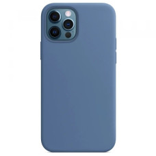 Чехол-силикон оригинал Full Soft Matte iPhone 12 Pro Max, Azure