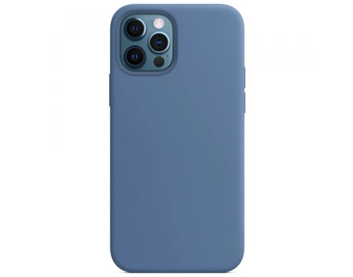 Чехол-силикон оригинал Full Soft Matte iPhone 12 Pro Max, Azure