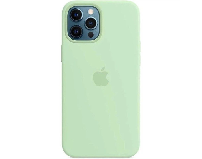 Чехол-силикон оригинал 100% Full Soft Matte iPhone 12 Pro Max, Pistachio