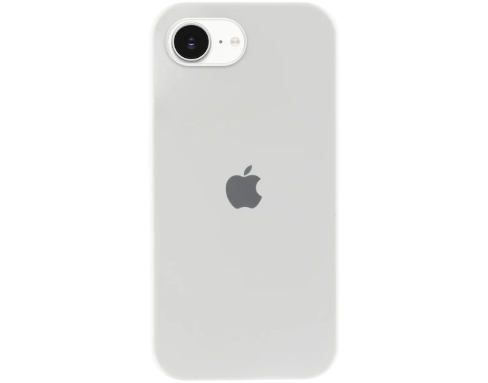 Чехол-силикон оригинал Full Soft Matte iPhone 16e /17e (Белый / White)