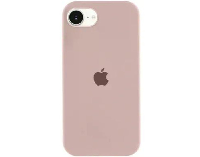 Чехол-силикон оригинал Full Soft Matte with MagSafe iPhone 16e /17e, пастельно-розовый