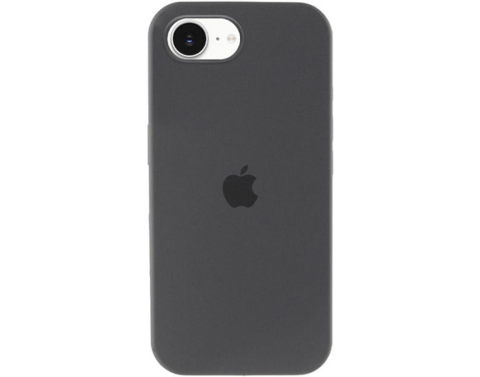 Чехол-силикон оригинал Full Soft Matte Case with MagSafe iPhone 16e Темно-серый