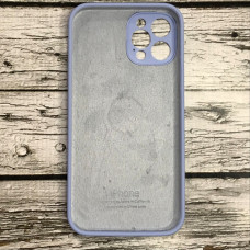 Чехол-силикон оригинал Full Camera Soft Matte iPhone 12 Pro, Light blue