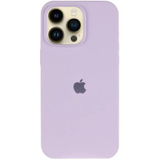 Чехол-силикон оригинал Full Soft Matte Case with MagSafe iPhone 14 Pro Лавандовий 