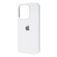 Чехол-силикон оригинал Full Soft Matte with MagSafe iPhone 15 Pro, белый