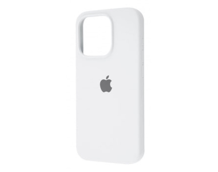 Чехол-силикон оригинал Full Soft Matte with MagSafe iPhone 15 Pro, белый