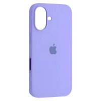 Чехол-силикон оригинал Full Soft Matte Case with MagSafe iPhone 16 Сиреневый