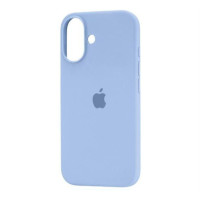 Чохол-силікон оригінал Full Soft Matte with MagSafe iPhone 16, бузково-блакитний