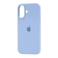 Чехол-силикон оригинал Full Soft Matte with MagSafe iPhone 16, сиренево-голубой 