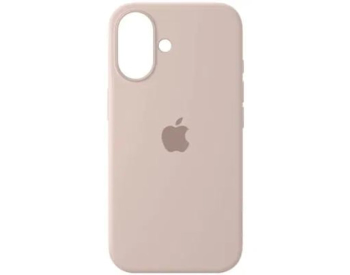 Чехол-силикон оригинал Full Soft Matte with MagSafe iPhone 16, пастельно-розовый