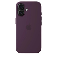 Чехол-силикон оригинал Full Soft Matte with MagSafe iPhone 16, сливовый