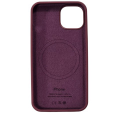 Чехол-силикон оригинал Full Soft Matte with MagSafe iPhone 16, сливовый