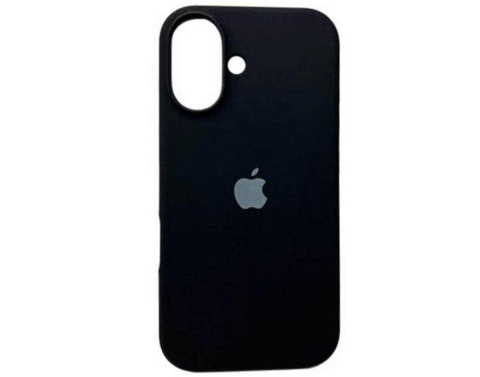 Чехол-силикон оригинал Full Soft Matte with MagSafe iPhone 16, черный