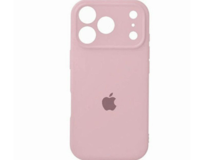 Чохол-силікон оригінал Case Full Camera iPhone 17 Pro, Pink pastel