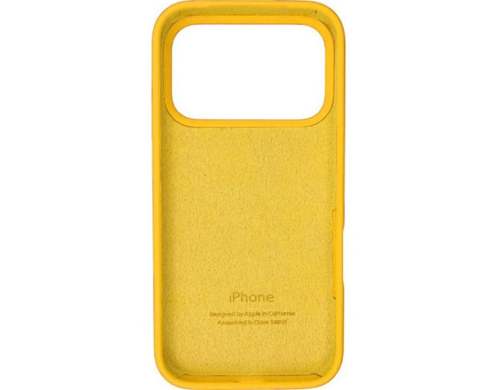 Чехол-силикон оригинал Case Full Protective iPhone 17 Pro, Yellow