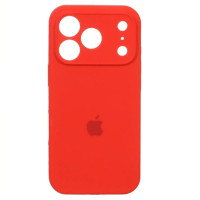 Чехол-силикон оригинал Case Full Camera iPhone 17 Pro Max, Red