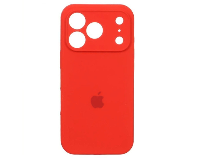 Чехол-силикон оригинал Case Full Camera iPhone 17 Pro Max, Red