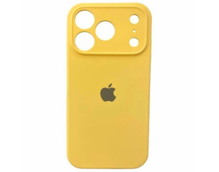 Чехол-силикон оригинал Case Full Camera iPhone 17 Pro Max, Yellow