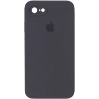 Чехол-силикон оригинал Square Cover Soft Matte Full Camera iPhone 7 Plus /8 Plus, Dark gray