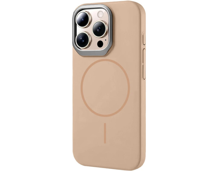 Чехол-силикон PC Dream with MagSafe iPhone 16 Pro бежевый