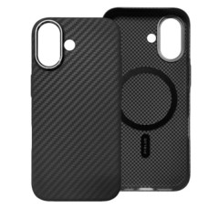 Чехол-силикон Piblue Magentic MagSafe (PL-49) Carbon для IPhone 17 черный