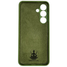 Чохол-силікон Silicone Lakshmi Full Camera Samsung S721 S25 FE. темно-зелений