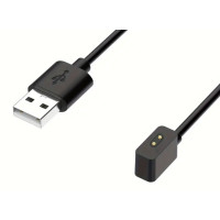 USB Кабель для Smart Watch магнітний (2 pin/4.0 mm) чорний