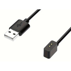 USB Кабель для Smart Watch магнітний (2 pin/4.0 mm) чорний