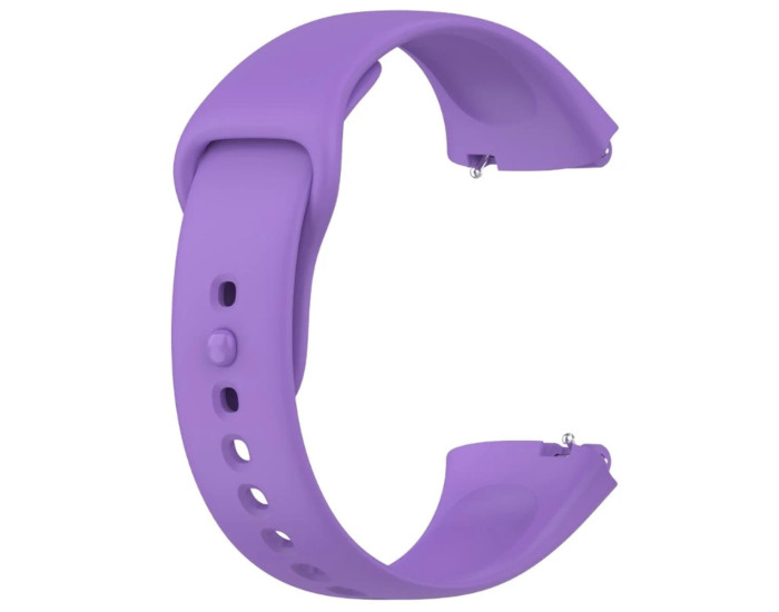 Ремешок силиконовый Xiaomi Redmi Watch 3 Lite / 3 Active, бузковий