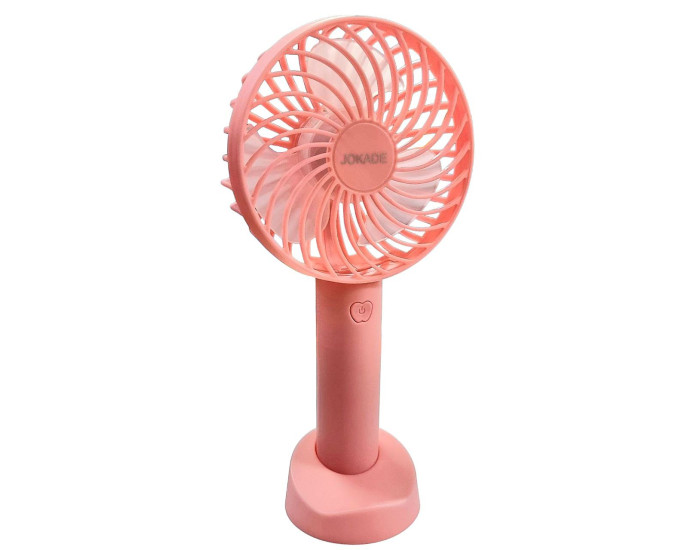 Вентилятор Jokade JF035 BOLAN Портативний ручний (Рожевий / Pink)