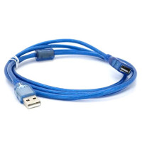 Кабели-удлинители USB, (Папа-Мама) (AM/AF/1.5м) синий

