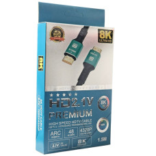 Кабель HDMI 2.1V (8K /1.5m) UHD