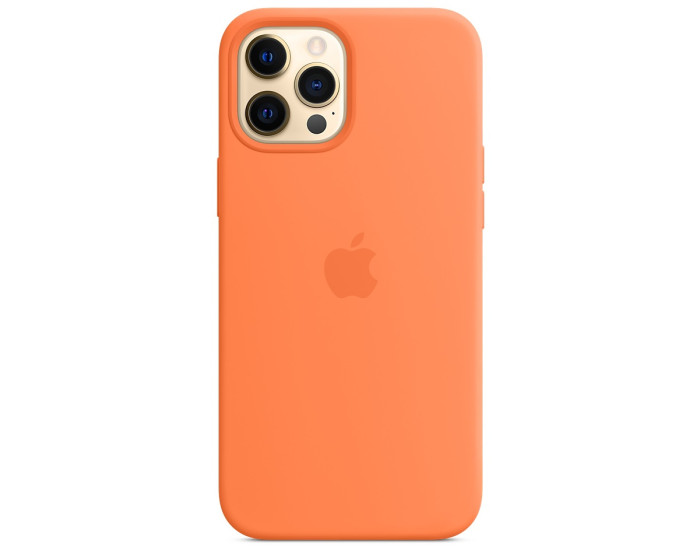 Чехол-силикон оригинал Full Soft Matte with MagSafe iPhone 12 Pro Max, Kumquat
