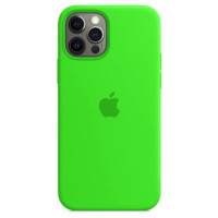 Чехол-силикон оригинал Soft Matte iPhone 12 Pro Max, Party green