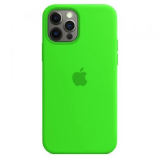 Чехол-силикон оригинал Soft Matte iPhone 12 Pro Max, Party green