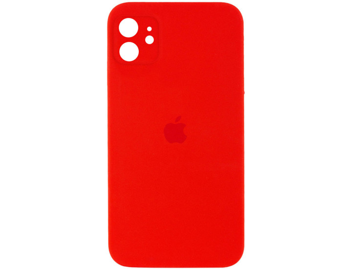 Чехол-силикон оригинал Full Camera Soft Matte iPhone 12, Red