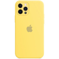 Чехол-силикон оригинал Full Camera Soft Matte iPhone 12 Pro, Yellow