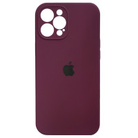 Чехол-силикон оригинал Full Camera Soft Matte iPhone 12 Pro, Plum