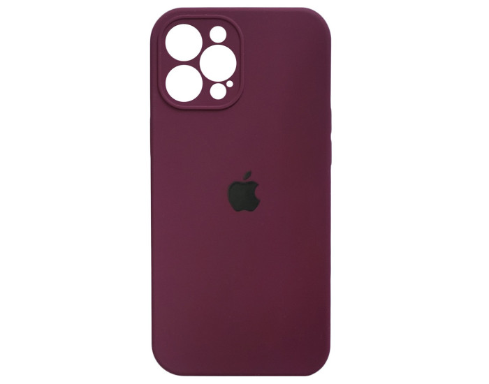 Чехол-силикон оригинал Full Camera Soft Matte iPhone 12 Pro, Plum