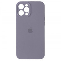 Чехол-силикон оригинал Full Camera Soft Matte iPhone 12 Pro, Lavander grey