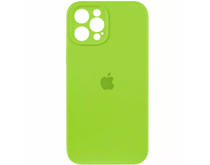 Чехол-силикон оригинал Full Camera Soft Matte iPhone 12 Pro, Green