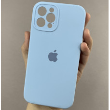Чехол-силикон оригинал Full Camera Soft Matte iPhone 12 Pro, Cornflower