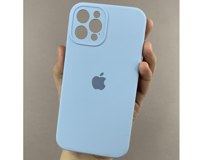 Чехол-силикон оригинал Full Camera Soft Matte iPhone 12 Pro, Cornflower