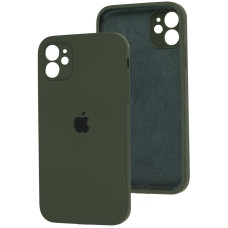 Чехол-силикон оригинал Full Camera Soft Matte iPhone 12, Cyprus green